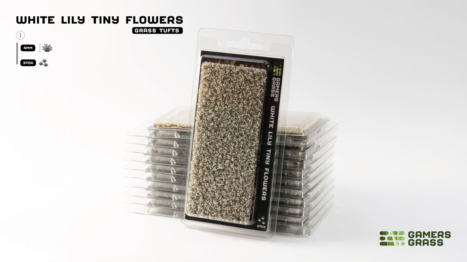 Gamers Grass - Tiny Flower Tuft Set - White Lily
