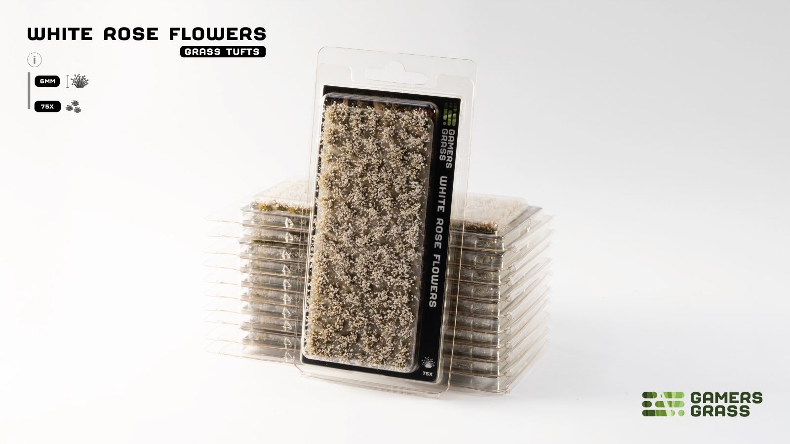 Gamers Grass - Flower Tuft Set - White Rose