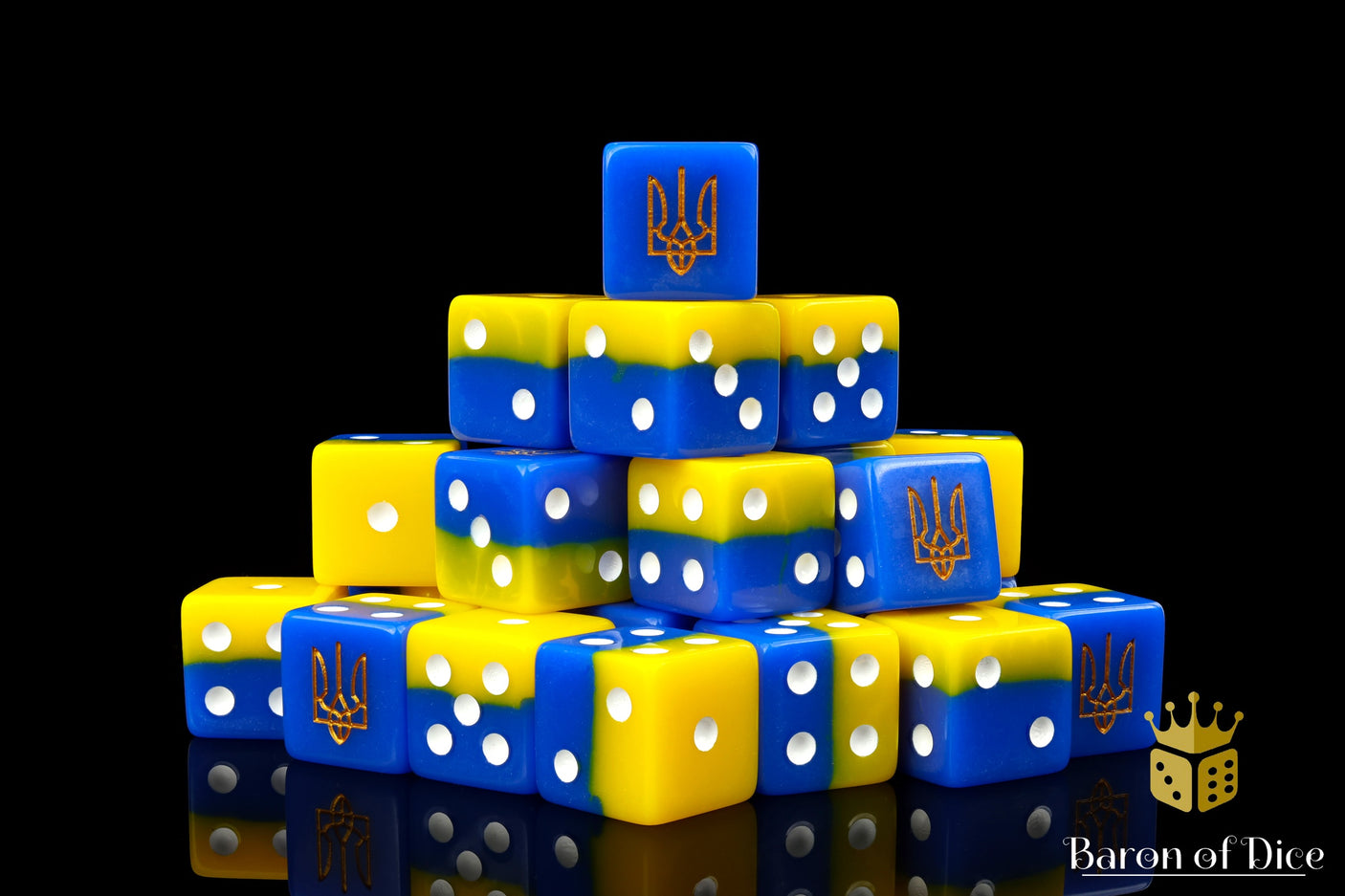 Ukraine 16mm Dice