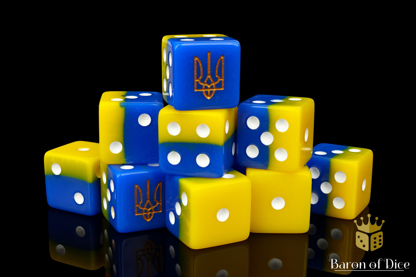 Ukraine 16mm Dice