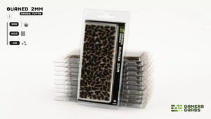 Burned | 2mm Tiny Tuft | Grass Tuft | Gamers Grass