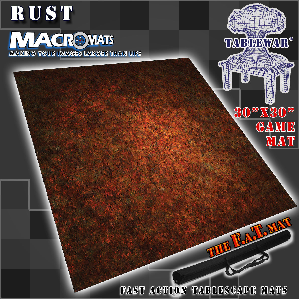 30x30" 'Rust' MacroMat