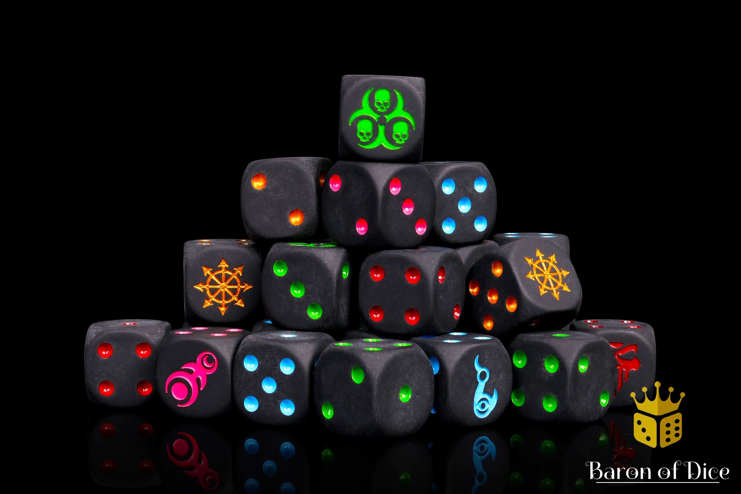 Chaos United | Baron of Dice | Premium Wargaming Dice