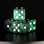 Imperial Helm Dice - Green