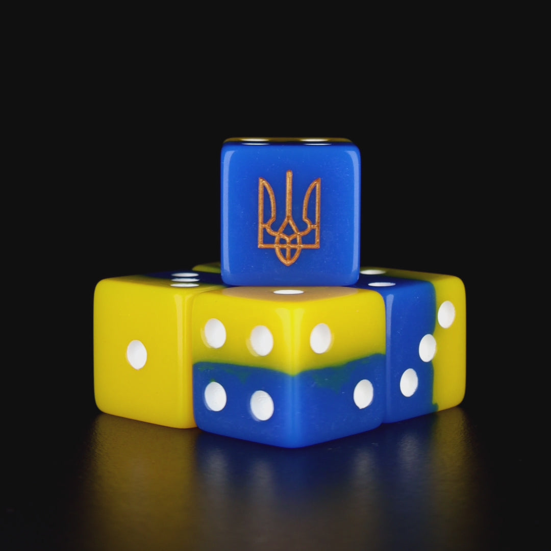 Ukraine 16mm Würfel