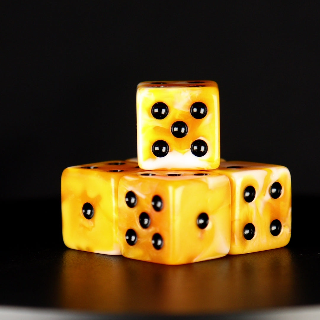 Robot Helm Dice - Ochre