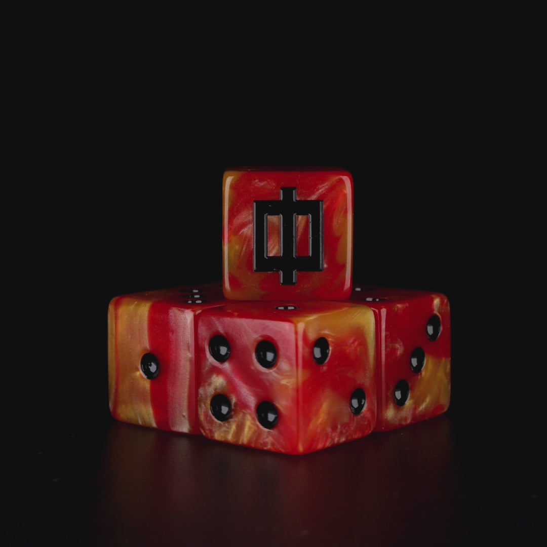 Dwarven Fyre Rune 16mm Dice