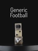 Bone - Bloody Football Dice (Set of 7)