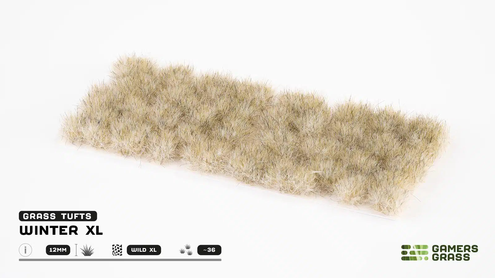 Gamers Grass | Grass Tuft XL (12mm) | Winter