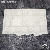 Tabletop Terrain Accessory 11e Iron Sector Template Set