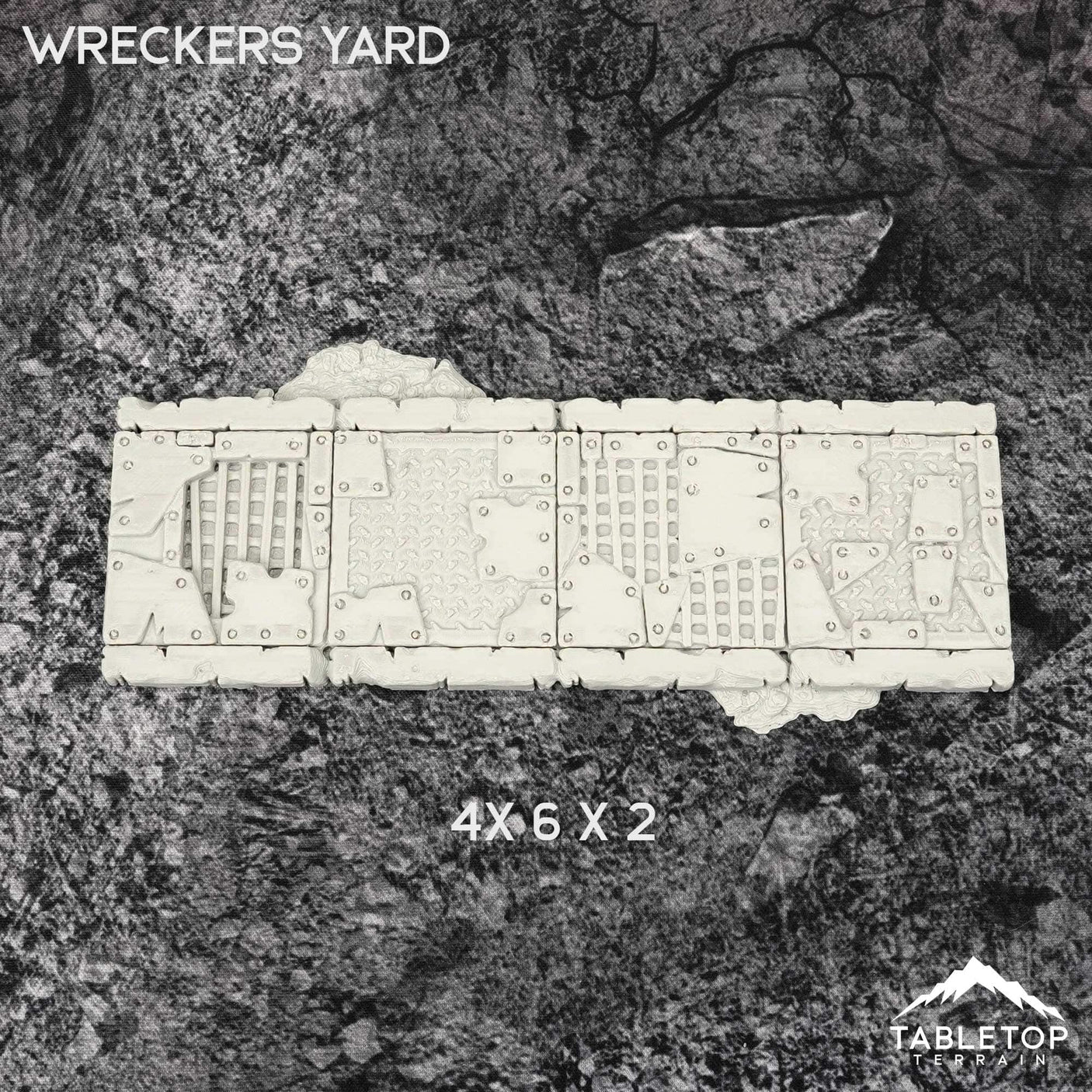 Tabletop Terrain Accessory 11e Wreckers Yard Template Set