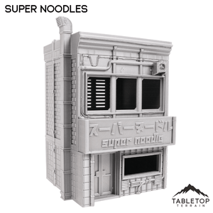 Cyberpunk Super Noodles - Cyberpunk Building