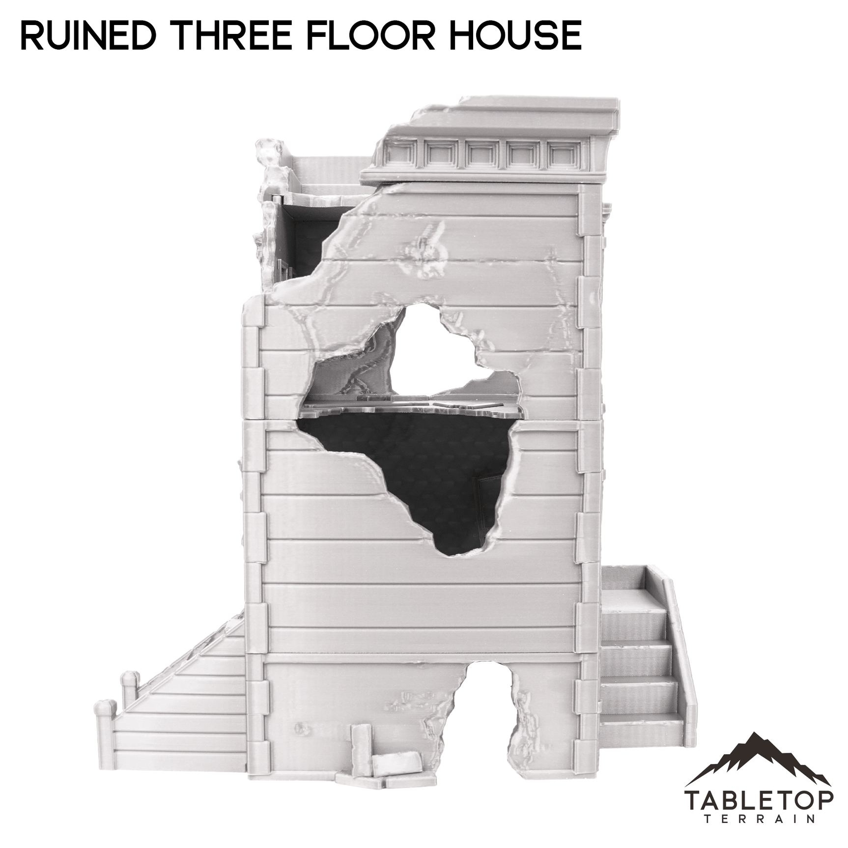 Ruined Three Floor House