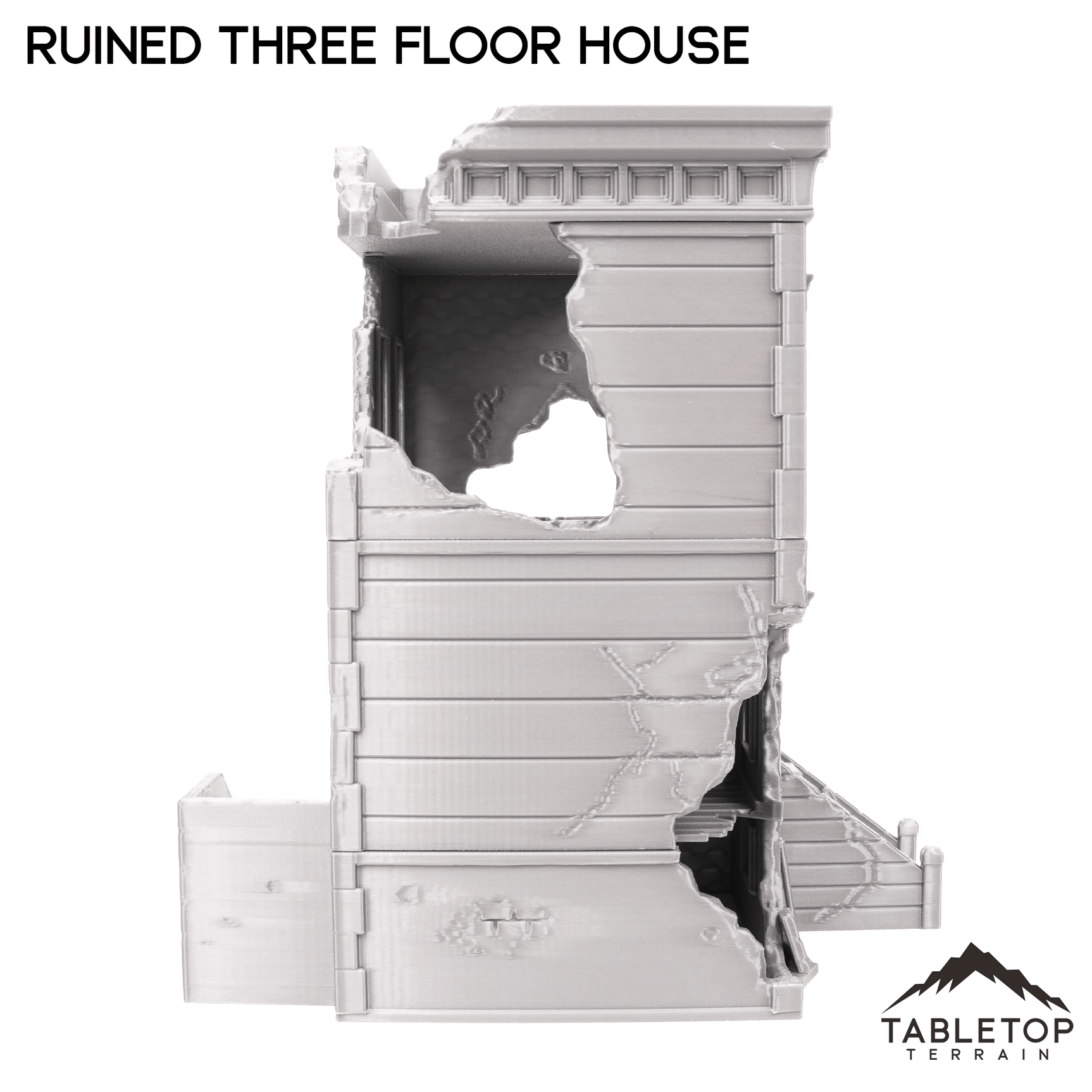 Ruined Three Floor House