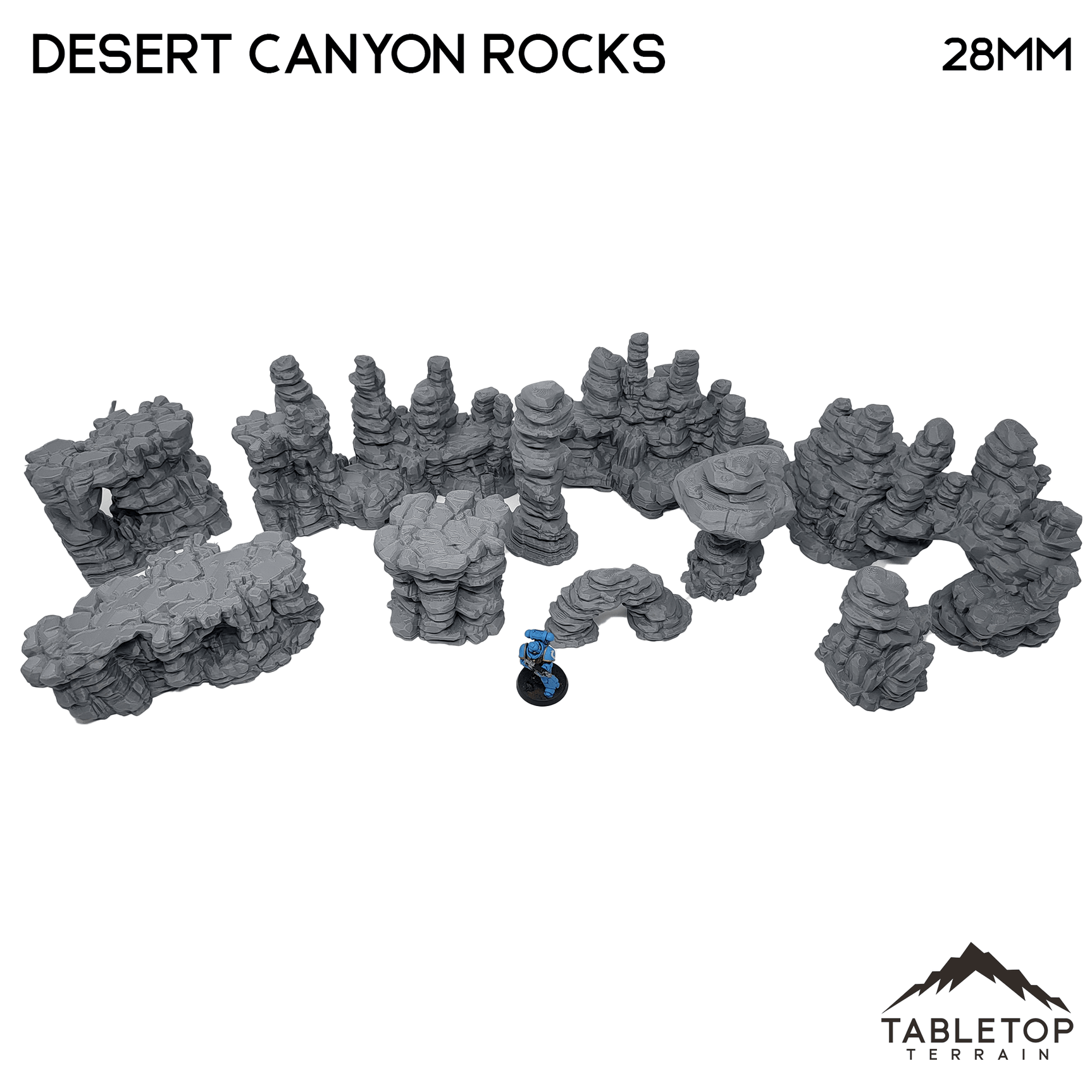 Desert Canyon Rocks - Scatter Terrain