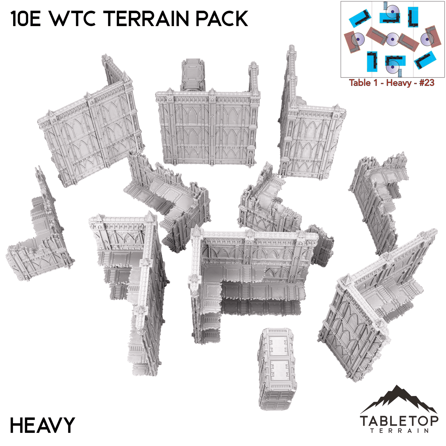 10e WTC Terrain Pack - Smoke & Steel