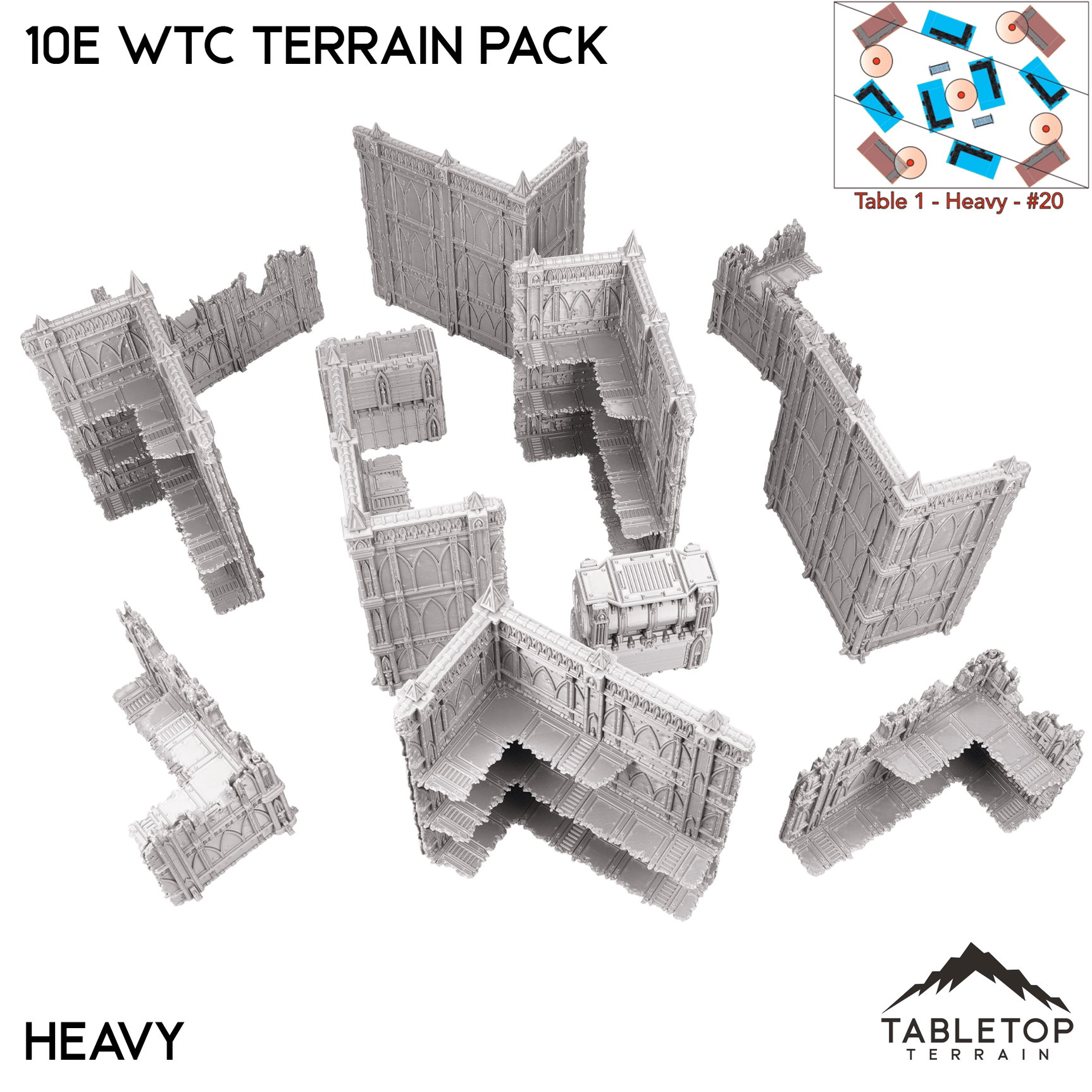 10e WTC Terrain Pack - Smoke & Steel