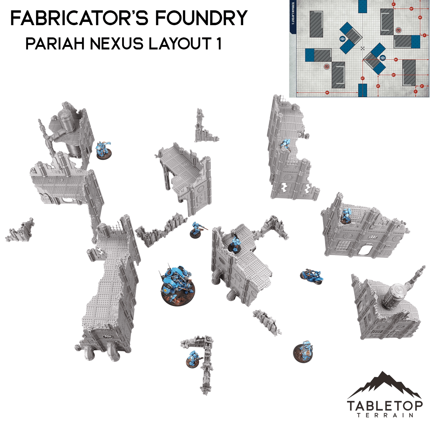 Fabricator's Foundry - Pariah Nexus Compatible 10e Table Set