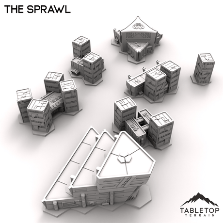 HEXTECH The Sprawl Trinity City - 6mm