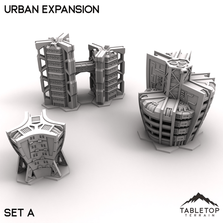 HEXTECH Urban Expansion Trinity City  - 6mm