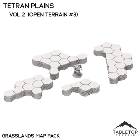 HEXTECH Tetran Plains Map Hill Set - 6mm