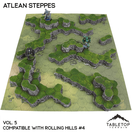 HEXTECH Atlean Steppes Map Hill Sets - 6mm