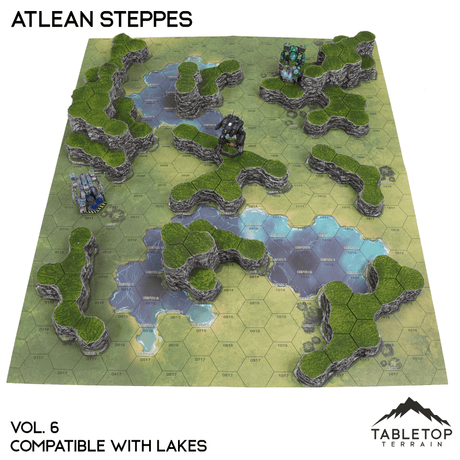 HEXTECH Atlean Steppes Map Hill Sets - 6mm