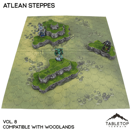 HEXTECH Atlean Steppes Map Hill Sets - 6mm