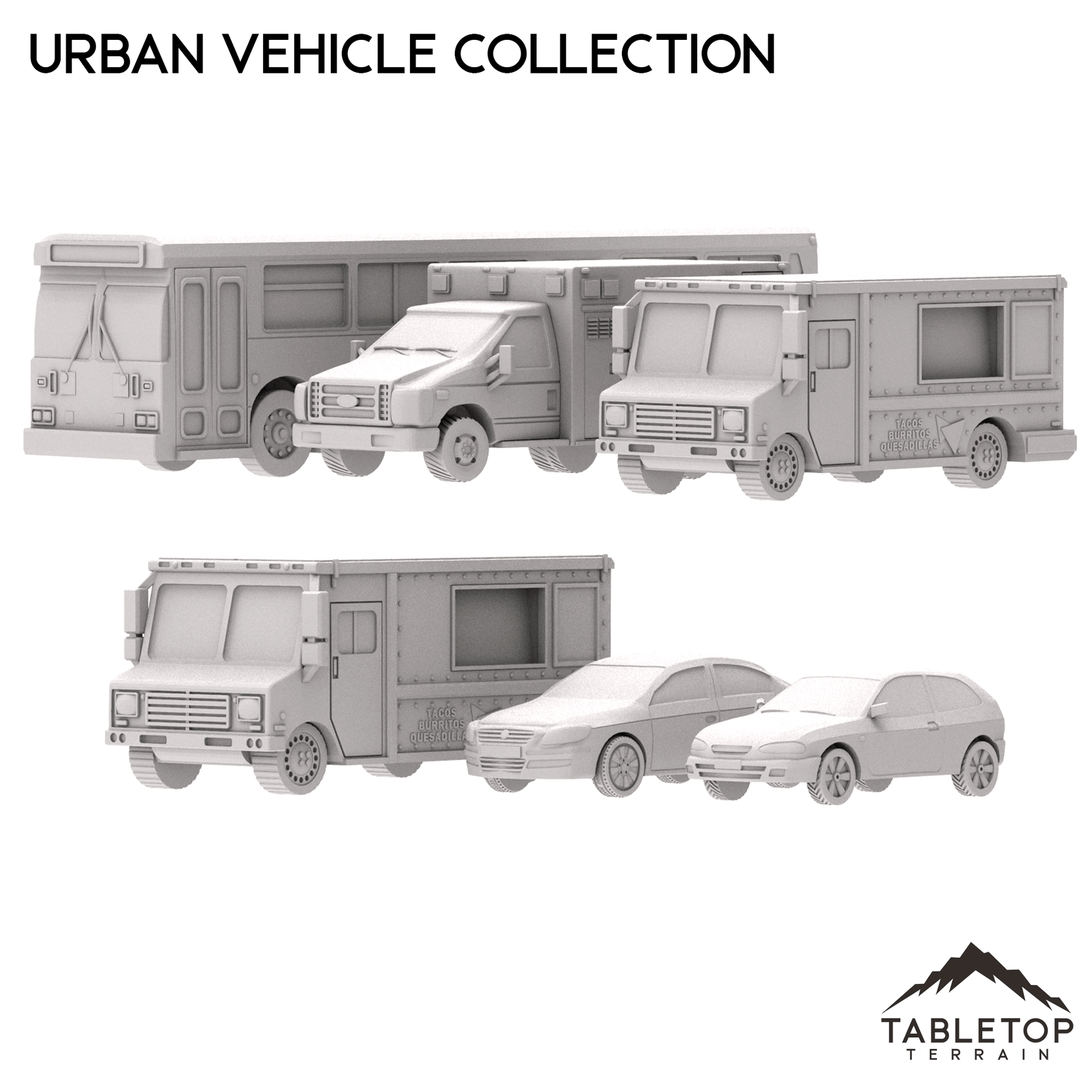 Urban Vehicle Collection - Marvel Crisis Protocol Vehicle Set