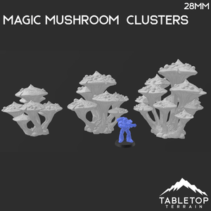 Magic Mushroom Clusters - Fantasy Scatter Terrain / Trees