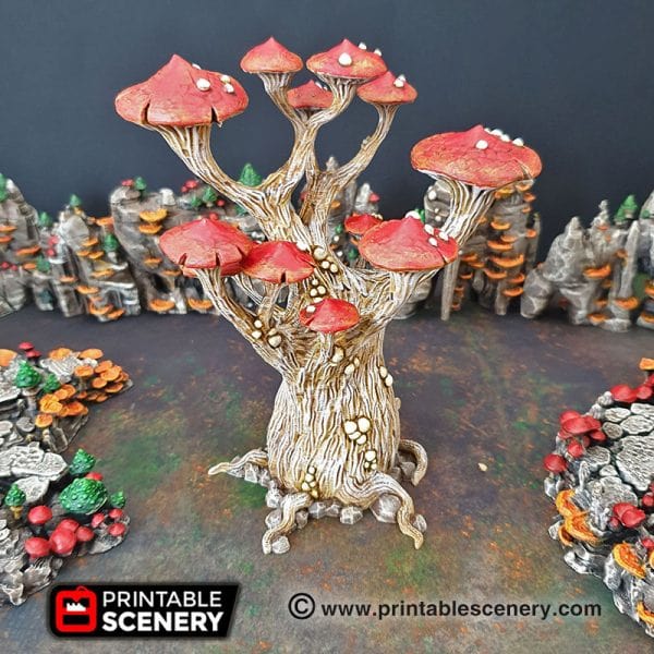 Magic Mushrooms - Fantasy Scatter Terrain / Trees