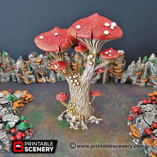 Magic Mushrooms - Fantasy Scatter Terrain / Trees