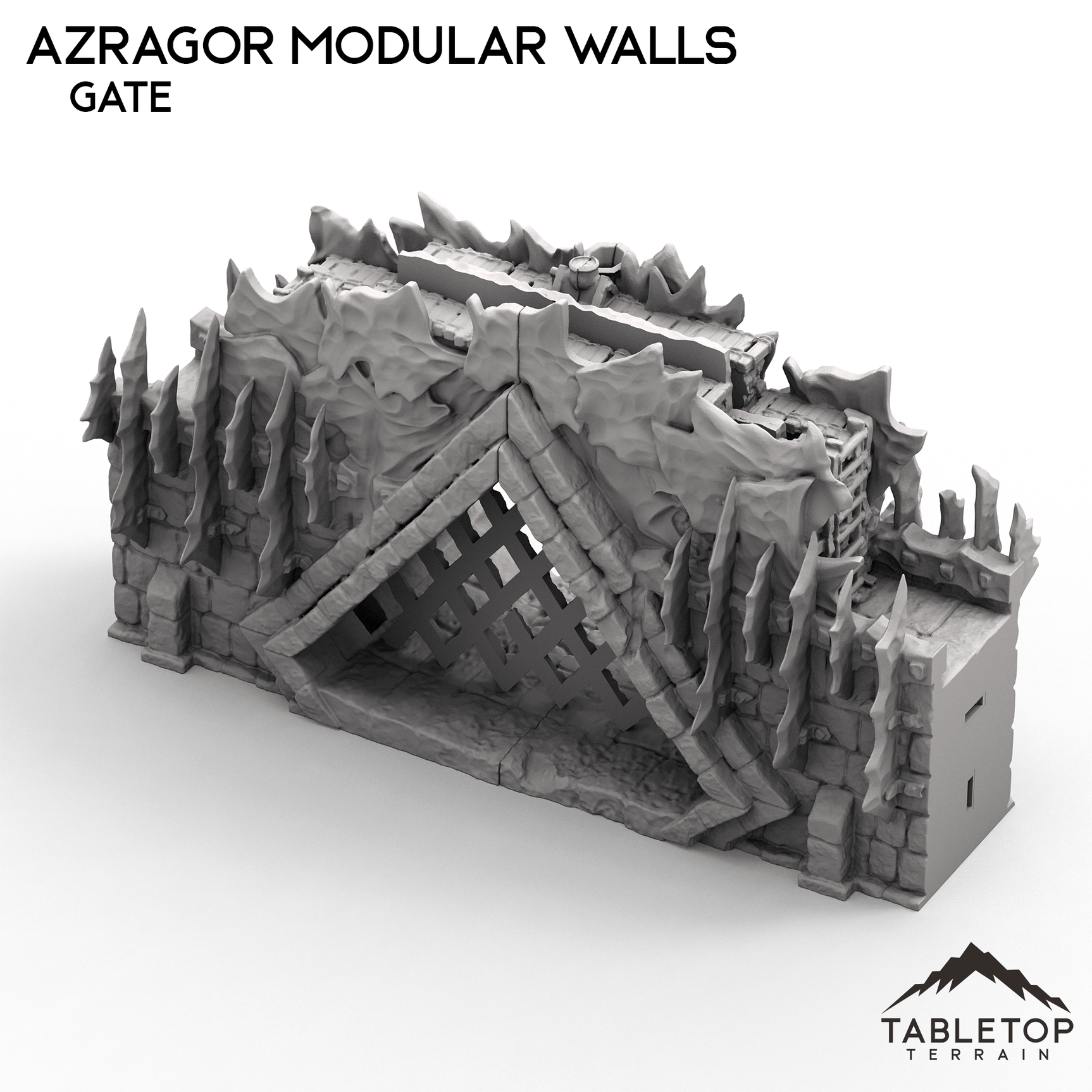 Azragor Modular Walls + Gate - Kingdom of Azragor
