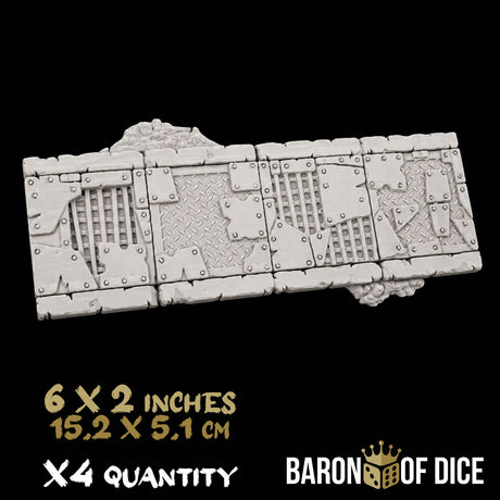 Orc Wreckers Template Set | 11e Terrain Template Set | Shipping Excluded