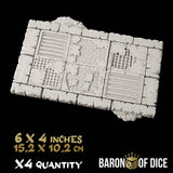Orc Wreckers Template Set | 11e Terrain Template Set | Shipping Excluded