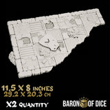 Orc Wreckers Template Set | 11e Terrain Template Set | Shipping Excluded