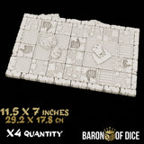 Orc Wreckers Template Set | 11e Terrain Template Set | Shipping Excluded