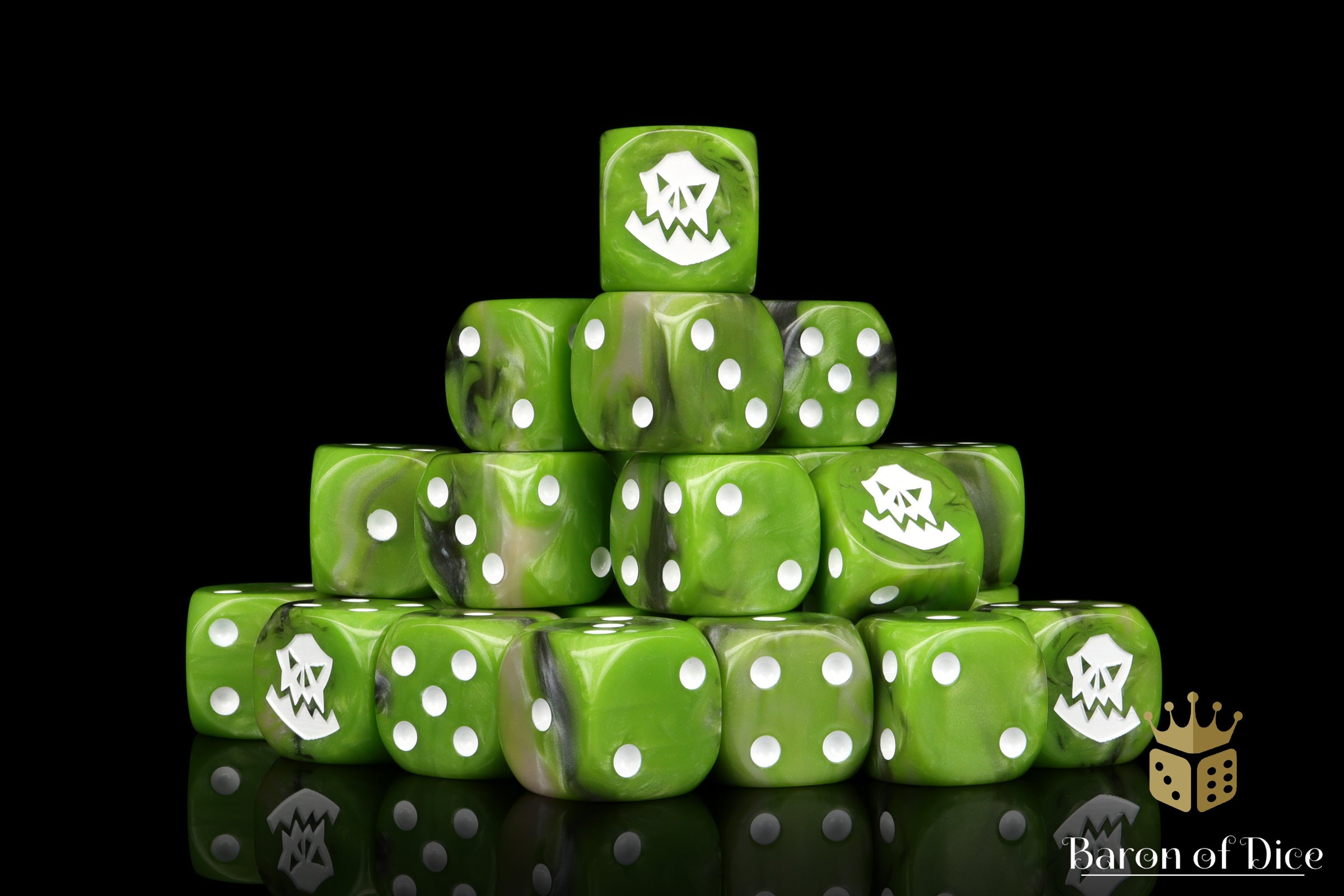 超格安一点 Dice Orc (White) Wargaming | Dice of Baron | その他