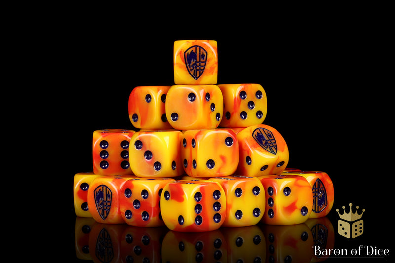 Officially Licensed Hundred Kingdoms Conquest 16mm Dice