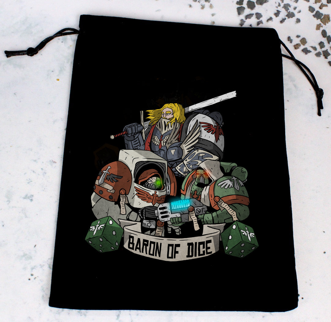 Chessex Suedecloth Dice Bag: Black