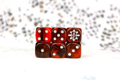 Tainted Knight, Silver 16mm Dice