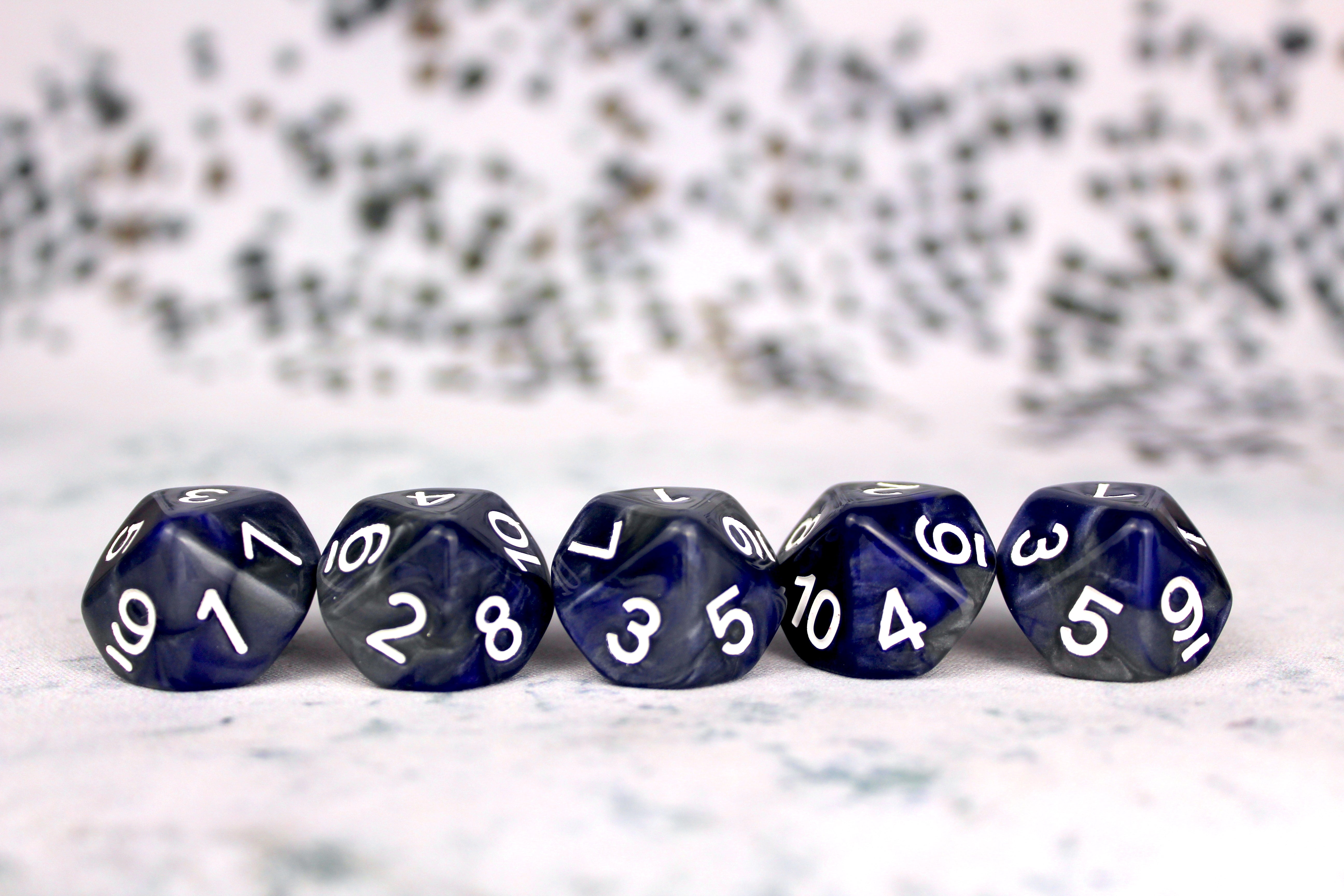 Counter Dice | Baron of Dice | Blue and Silver