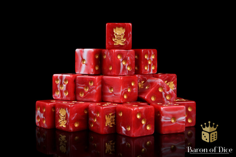 Iron Boars, Square 16mm Dice