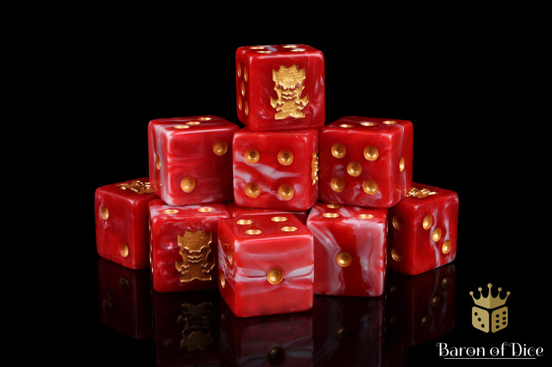 Iron Boars, Square 16mm Dice